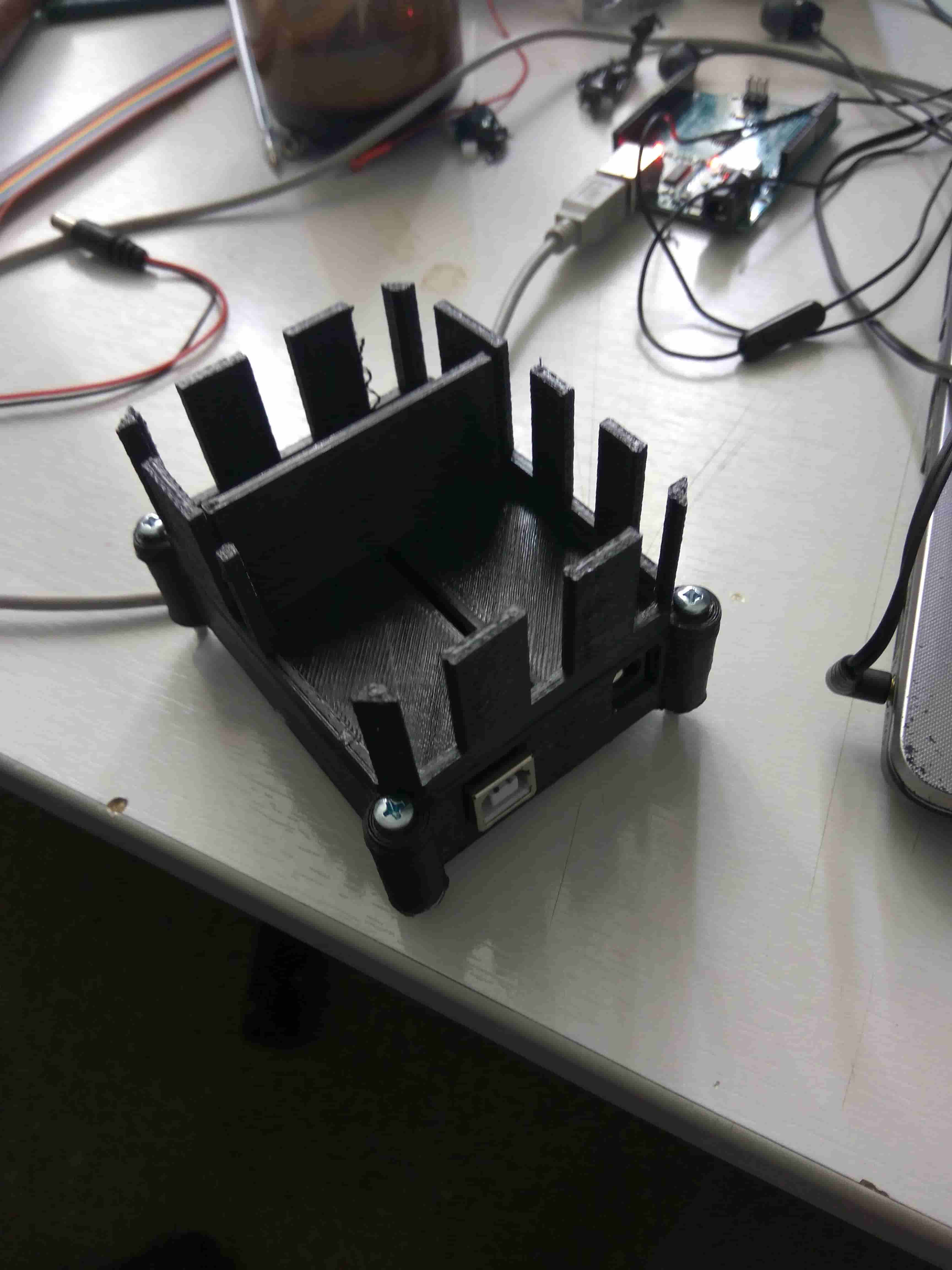 Internal layout with gas sensors